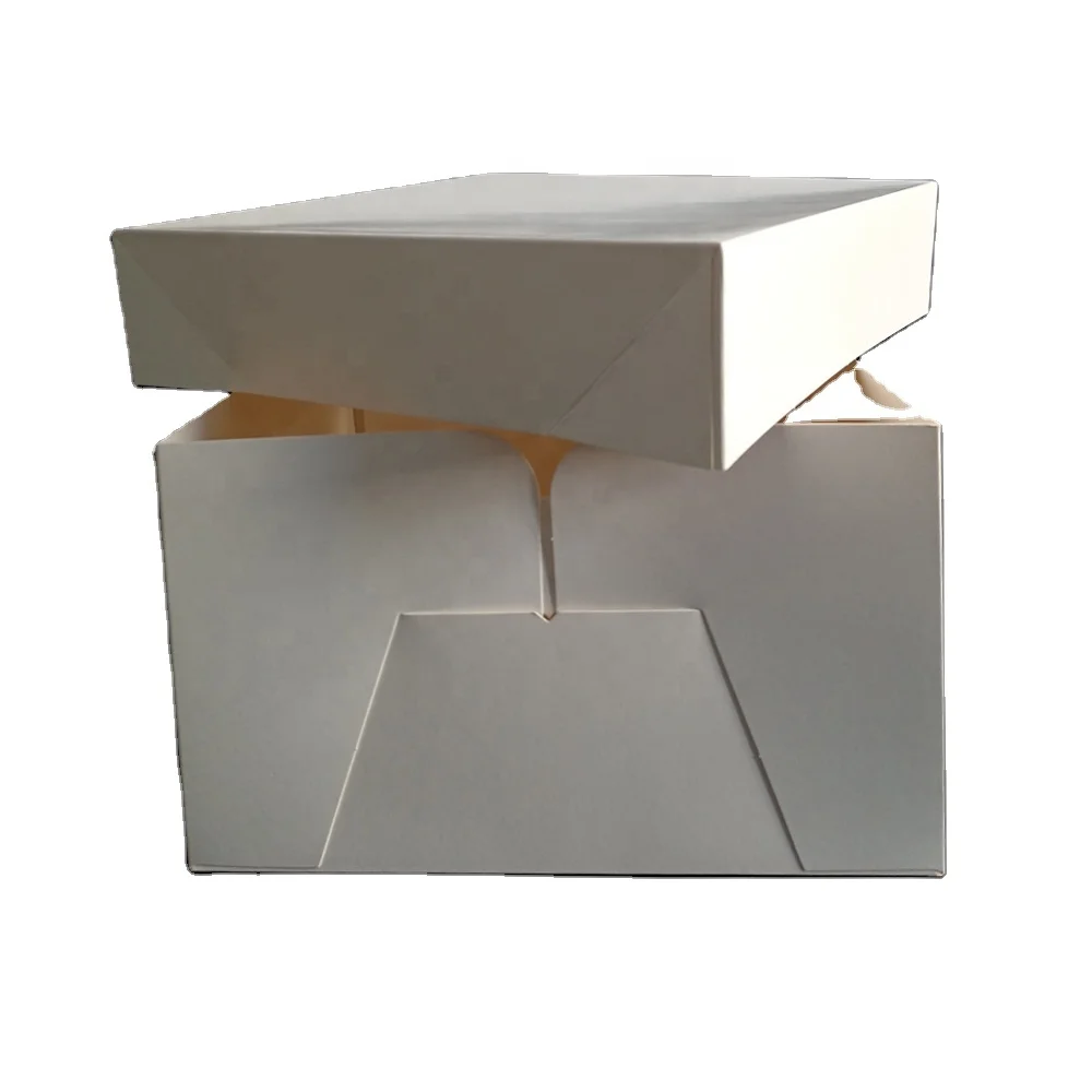 Custom White Bakery Wedding Cake Packing Box with Window Disposable Donut Dessert Boxes Cakes box