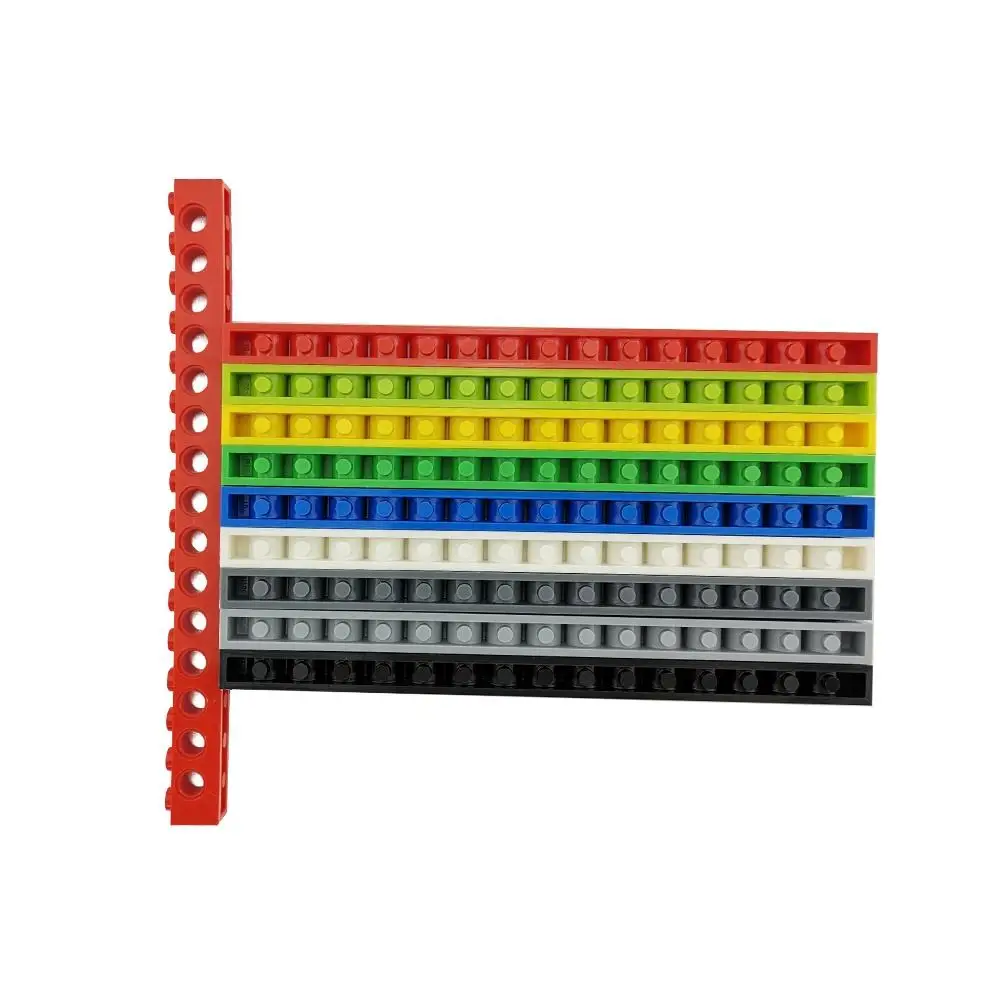 No. 3703 ABS material Toy Plastic building blocks bricks Technic, 1*16 Brick 1 x 16 with Holes