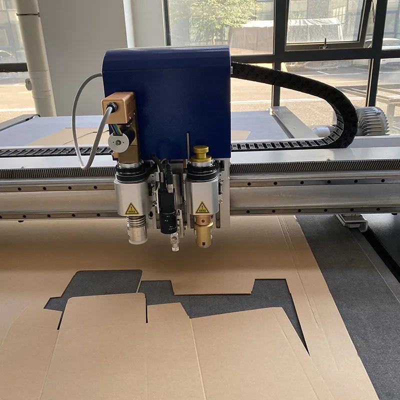 Distributor price 2516 1216 affordable cardboard lid paper box perfume bottles with cardboard digital cutting machine cnc cutter