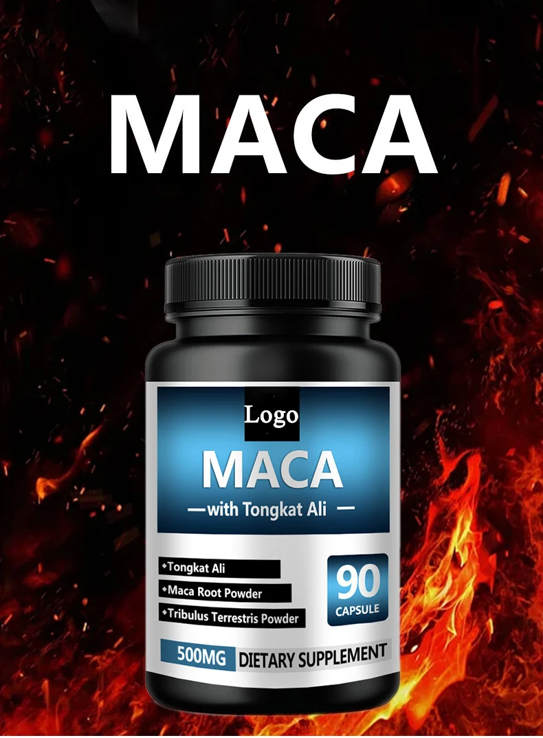 Men power Black maca root ultimate capsule Curve extreme maca pills capsules