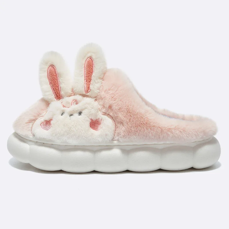 wholesale Man Women Cotton Slippers Home 2023 female Autumn and Winter Home Slipper Plush Slippers