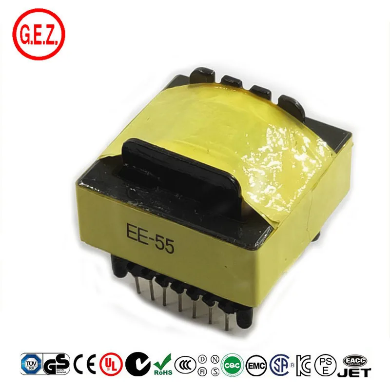 EE13 EE19 EE22 EE42 EE55  High Voltage 220Volt Step Up Electrical Transformer 110V To 220V For Power Supply
