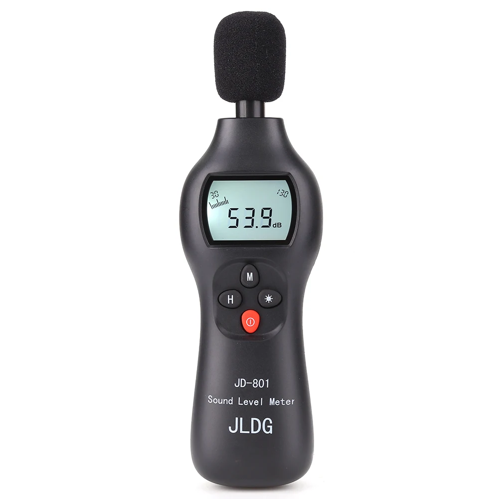 JLDG JD-801 Noise Meter 30-130dB(A) LCD digital sound level meter measures sound decibels