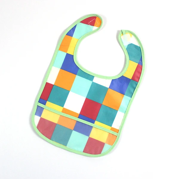 Blank Sublimation Polyester Baby Bibs with Magic Buckle
