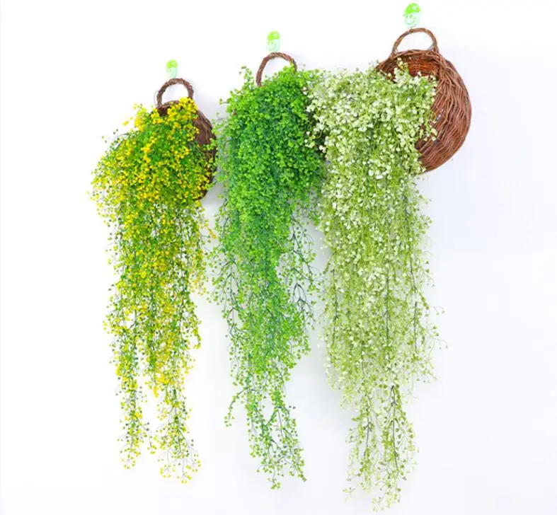 120CM Long Vines Greenery Garland Willow Leaves Hanging Artificial Ivy  Wedding Party Garden Wall Decoration