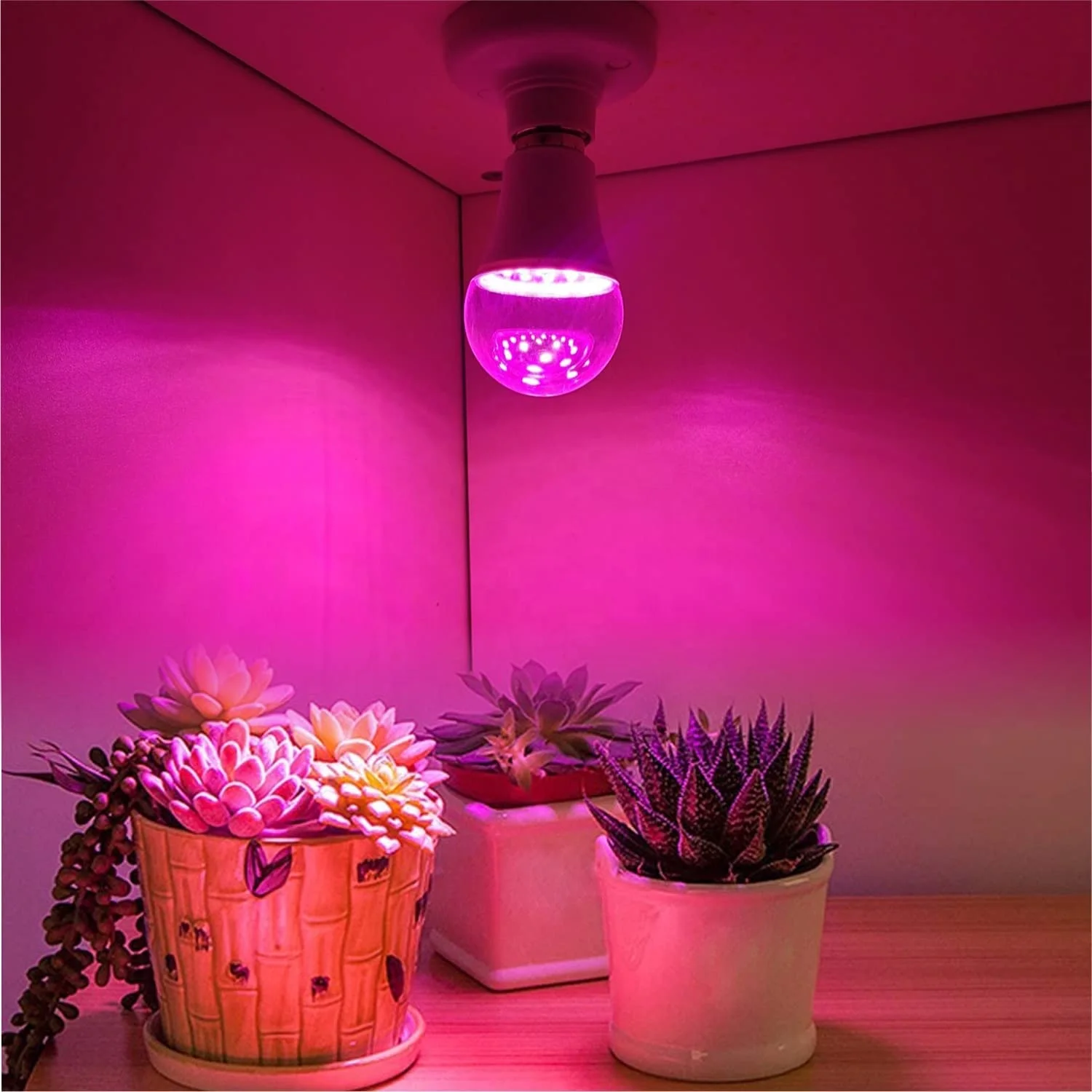 E27 full spectrum grow light indoor greenhouse flower vegetable plant led grow light bulb