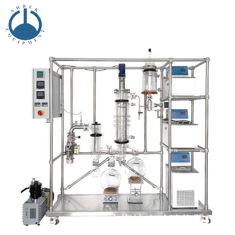 Высококачественный аппарат для молекулярной дистилляции из нержавеющей стали с сертификатом CE лабораторное оборудование