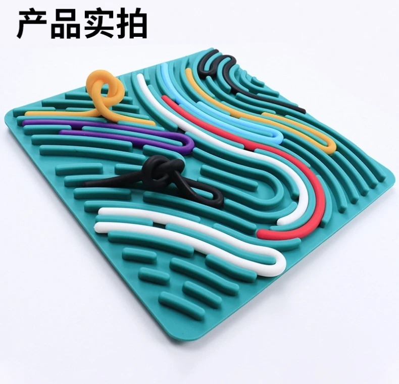 Sensory Activity Board Double Side Design Quiet Sensory Toys for Kids and Adults Autism ADHD Stress Relief Toy