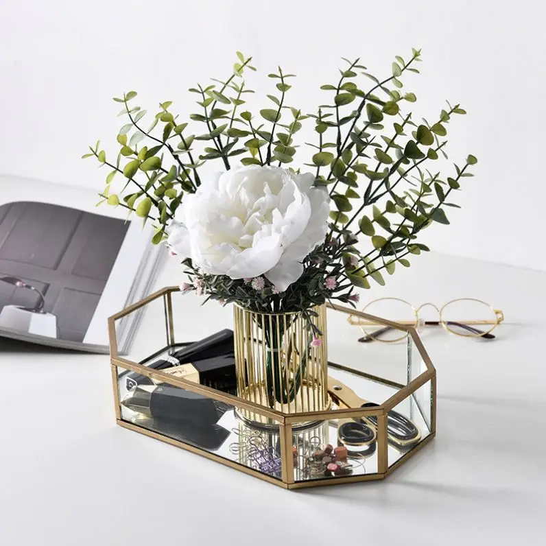 Nordic Metal Wrought Iron Hollow Pen Holder Creative Desktop Debris Storage Tube