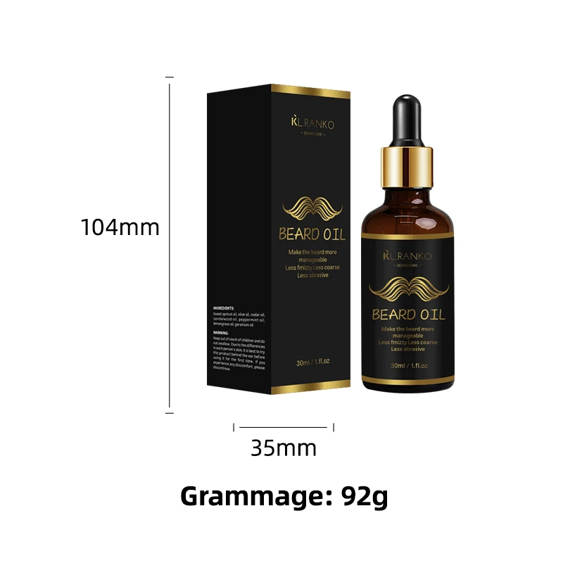 Wholesale Organic Beard Growth Oil Conditioner Promotes Essential Oil Serum For Men Beard Care Products Private Label OEM