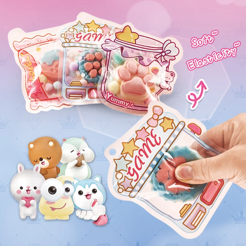 Novelty Hot Selling DIY Food Puzzle Set Unisex Cute Silicone Pinch Toys Educational Wholesale Soft Wood Toys for Decompression