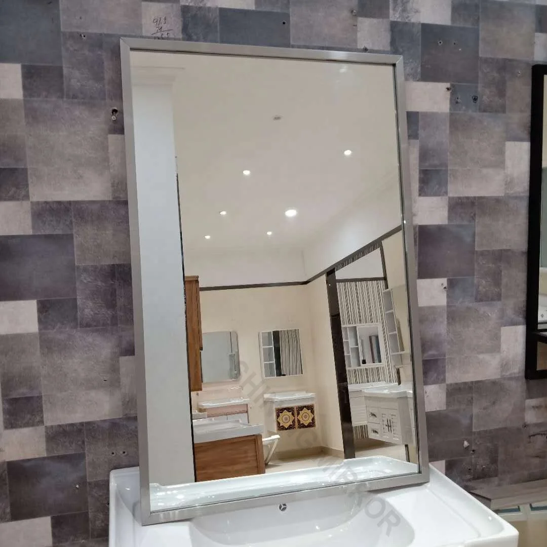 for home decor wall metal frame frame mirror wall decor rectangle frame bathroom wall mirrors stainless steel mirror