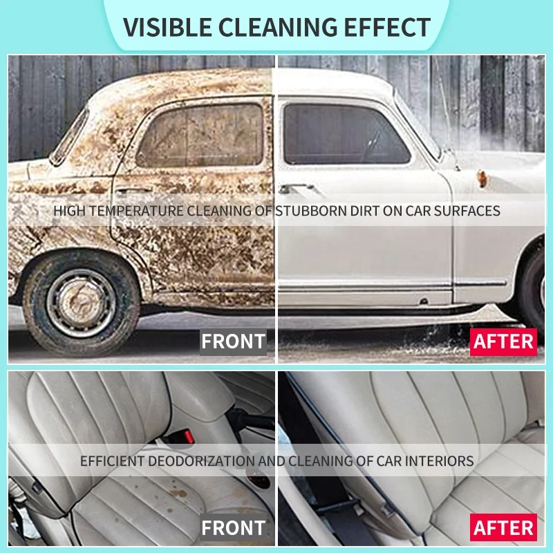 9bar Steam out in 30 seconds chemical reactors Kitchen Hood cleaning remove heavy grease industrial high pressure steam cleaner
