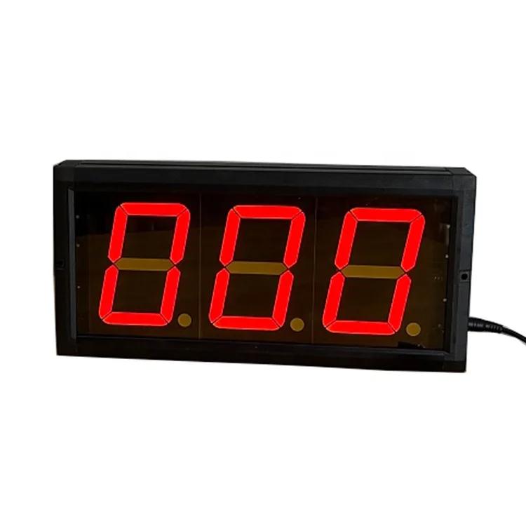 4 Inch Large Digital LED Countdown Timer 3 Digit LED Counter Digital Day Counter
