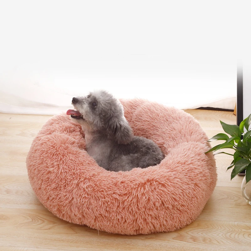 Dog Beds Washable Cat Calming Bed Donut Cuddler Self Warming Indoor pet bed