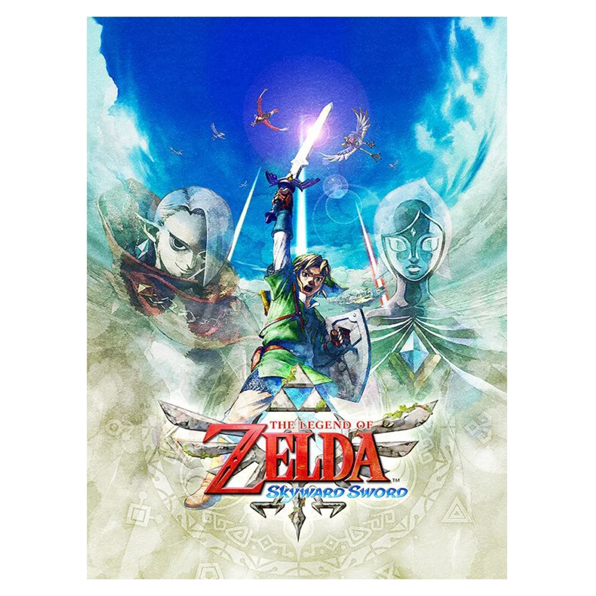 Новый дизайн игры zelda аниме 3D линзовидный постер настенный Декор Печатный Фильм