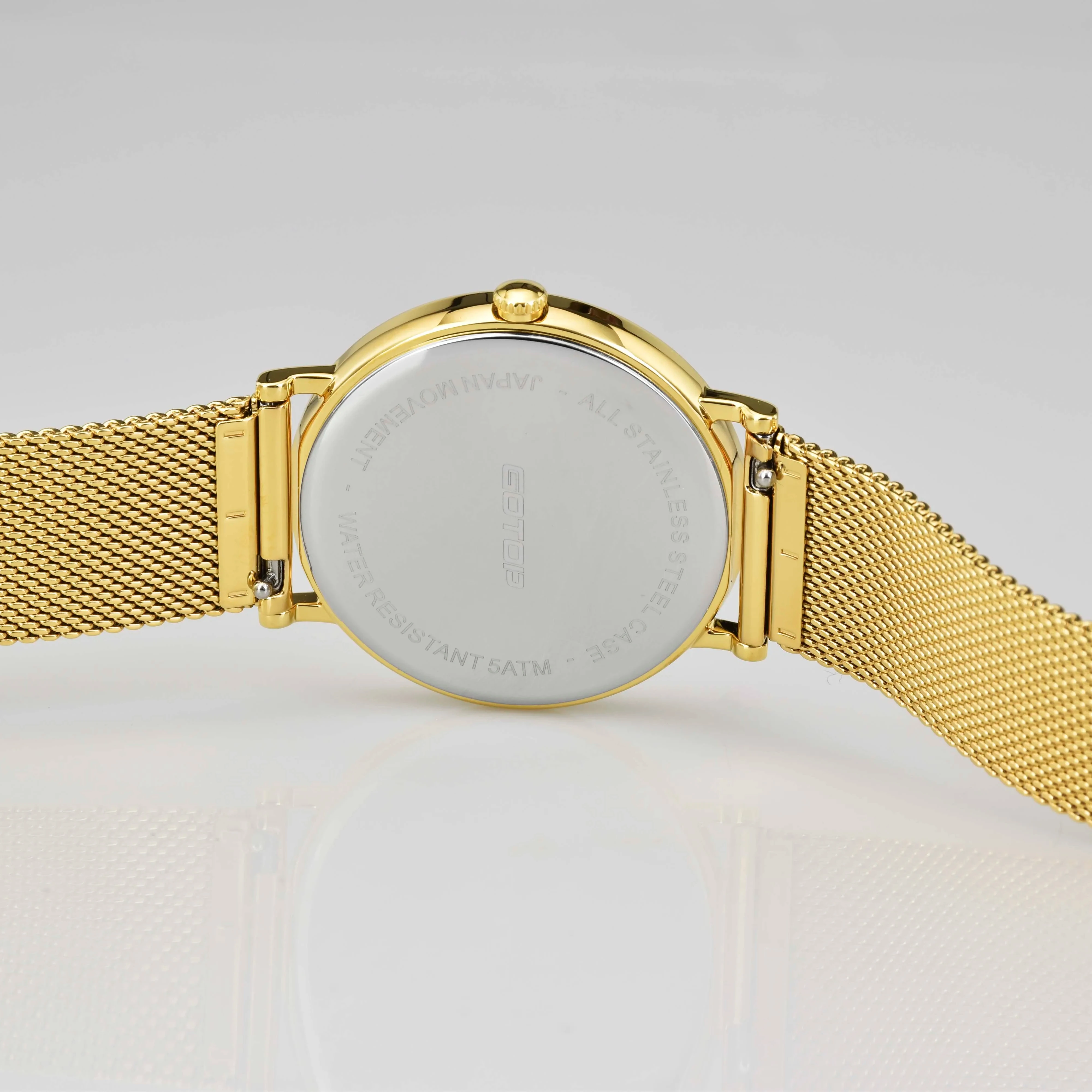 OEM Accept Custom Manufacturer Cheaper Quartz Mesh Strap Beautiful Watch for Women