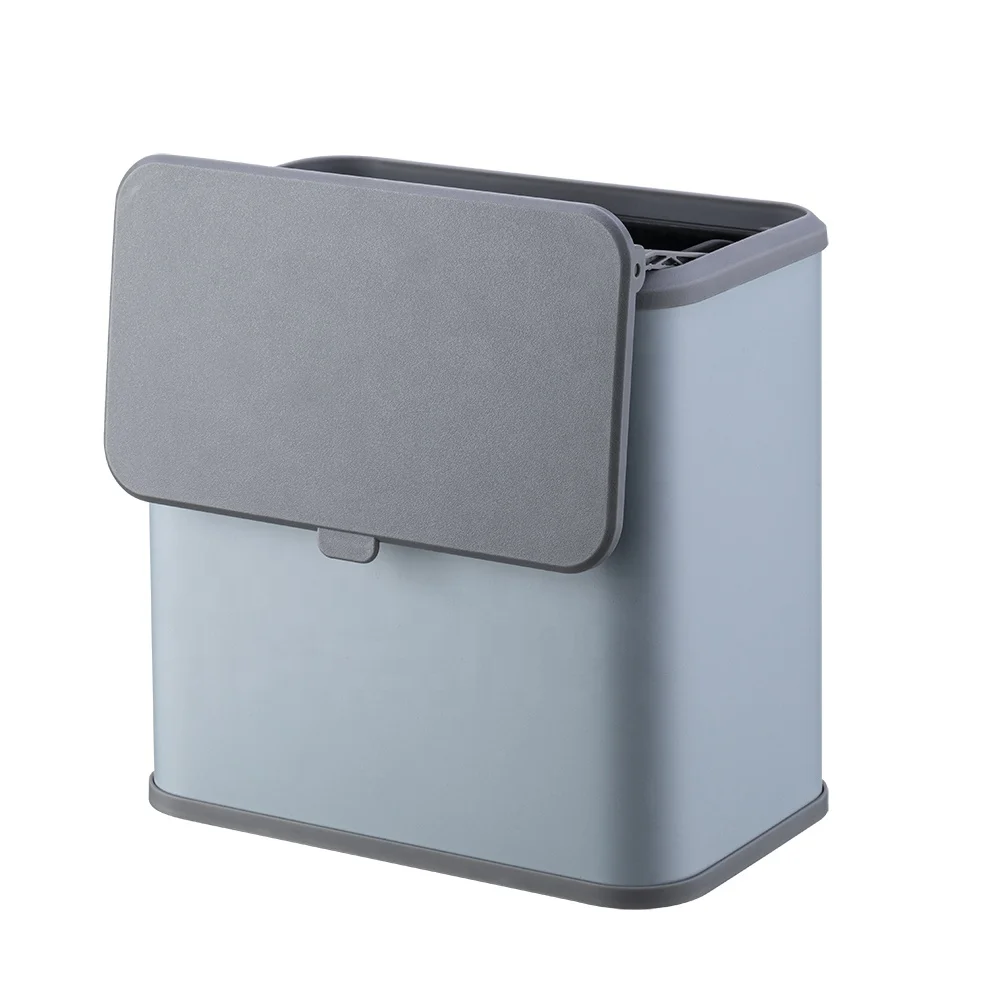 Hot Selling 5L Hanging Kitchen Steel Stainless Steel Food Waste Compost Bin Indoor Storage Dustbin Bag Packaging Counter Top