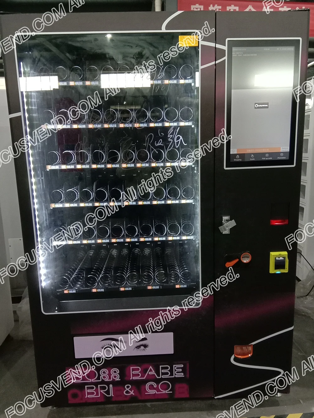 Best seller beauty vending machines with customization