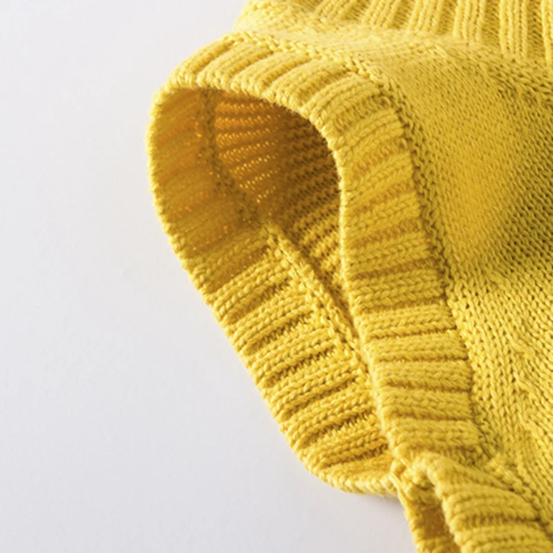 
wholesale 100% cotton knitted crew neck baby vest sweater for boys 