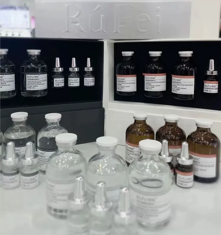 Rufei IV Drip Therapy Nicotinamide Revitalizing Hyaluronic Acid Moisturizing Panthenol Rejuvenate Essence Lotion Skin Care Set