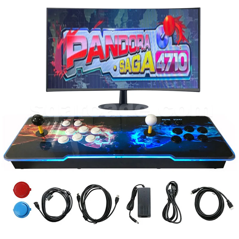 Игровая приставка Pandoras 4710 аркадная игровая консоль WIFI скачать аркадный 3D Джамма-джойстик Кнопка Ретро