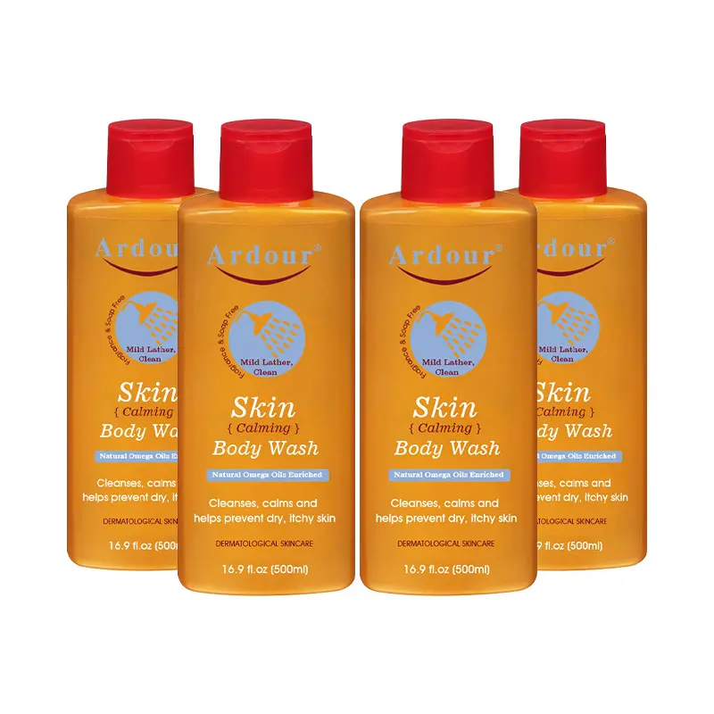 wholesale Dry Normal Skin Moisturizing BODY wash Fragrance Soap and Dye-free Skin Calming Body Wash