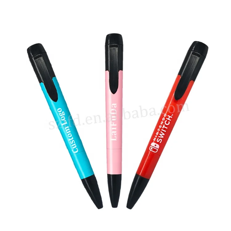 Multi Function Promotional High Quality Plastic Custom logo Projector Writing Ballpoint Pen