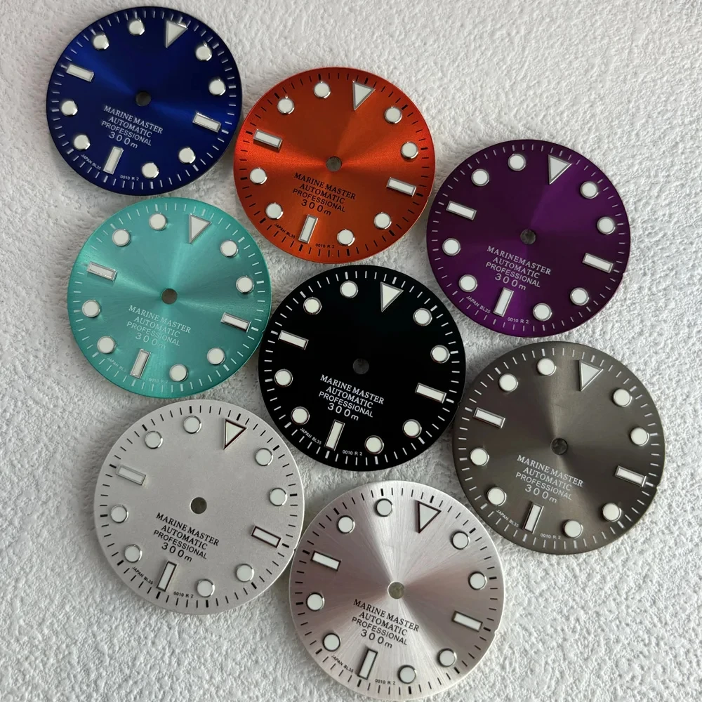 Custom High Quality 28.5mm Modified Sun Patterned NH35/NH36 Dial Watch Accessories Custom Watch dial custom  logo