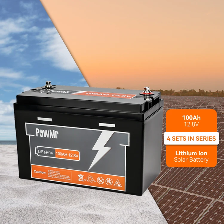 PowMr Solar Storage Power System Deep Cycle 12V 30AH 50AH 100AH Energy Storaged LiFePO4 Lithium Lead-acid Battery
