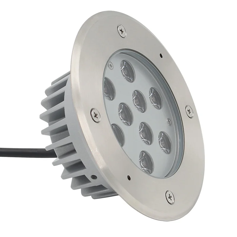 Tree Uplighter led underground light 9W 12V 304 Stainless Steel Outdoor IP67 Recessed Inground Light