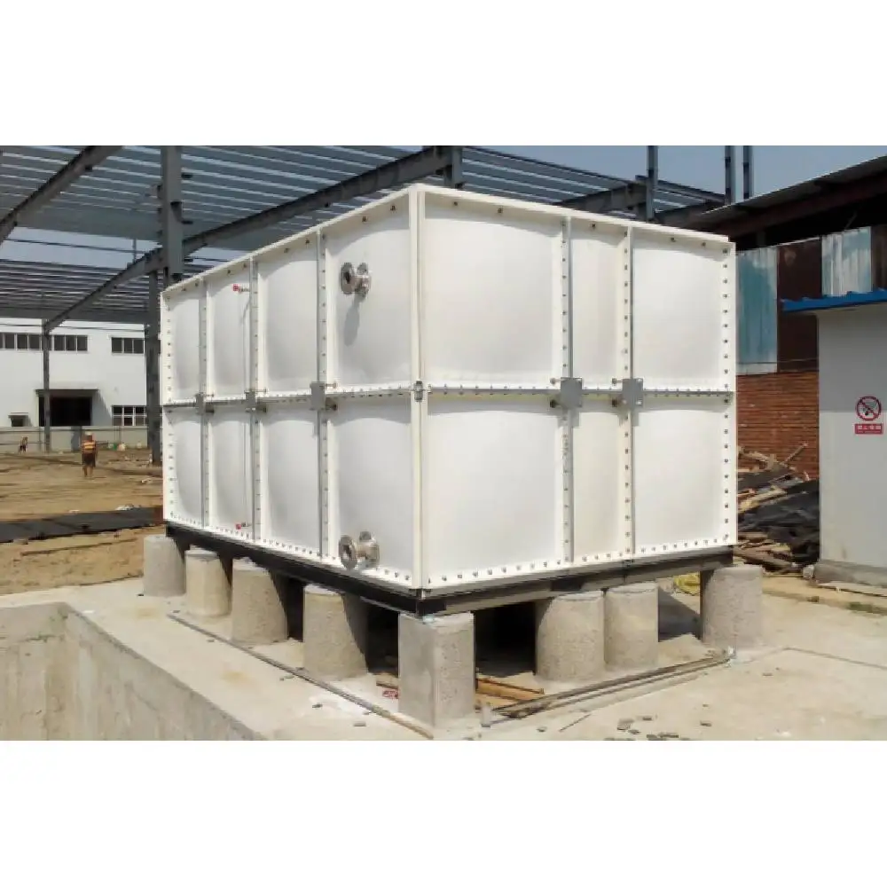 SMC GRP Water Tank Storage for Drinking Rain Sectional Assembled Reinforced 500 1500 m3 Drainage Fiber Glass FRP Tank