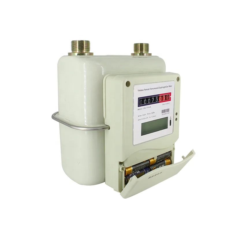 Low power smart industrial prepaid NB-IoT lpg gas meter diaphragm gas meter