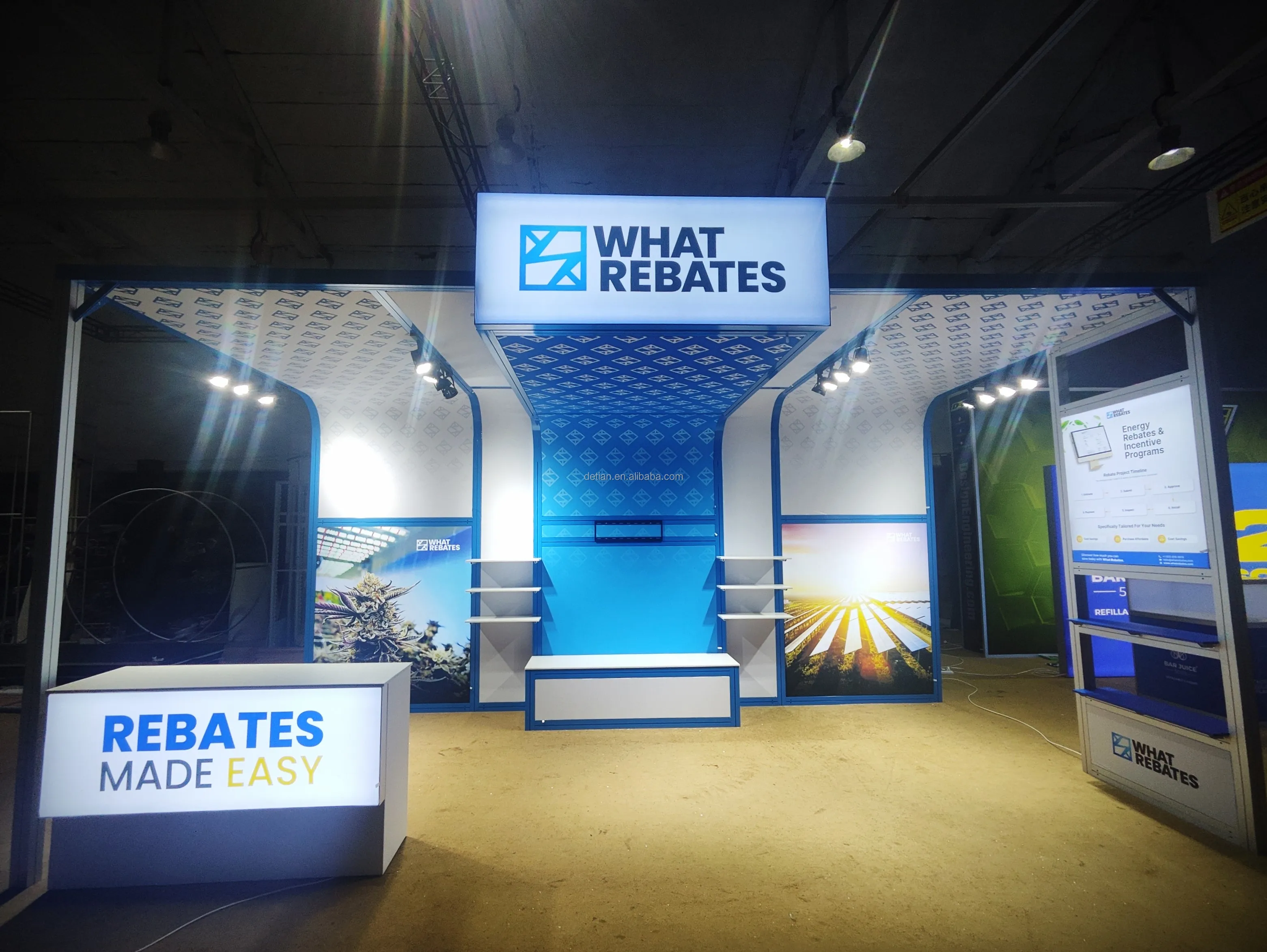 Professional and Attractive Exhibition Shell Scheme Exhibition Panel Exhibition Booth Partition Walls for Trade show and Fairs