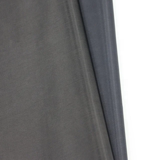 
home textile High Quality 100% Polyester Black Peacock Taffeta Bag Lining Fabric 