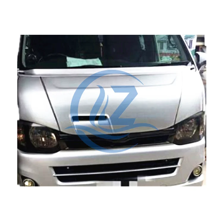 2015+hiace 200 bus glass fiber 1695 narrow engine hood