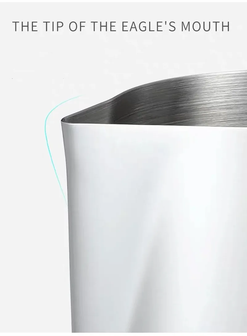 150 to 1000 ml Stainless Steel Barista Tool Coffee Maker Sharp Spout Frothing Steaming Coffee Jug Milk Pitcher