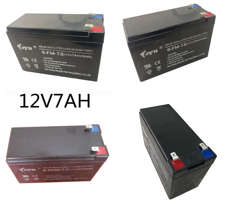 12V 7AH Lead Acid Battery for Solar Energy Systems and Portable Power Solutions