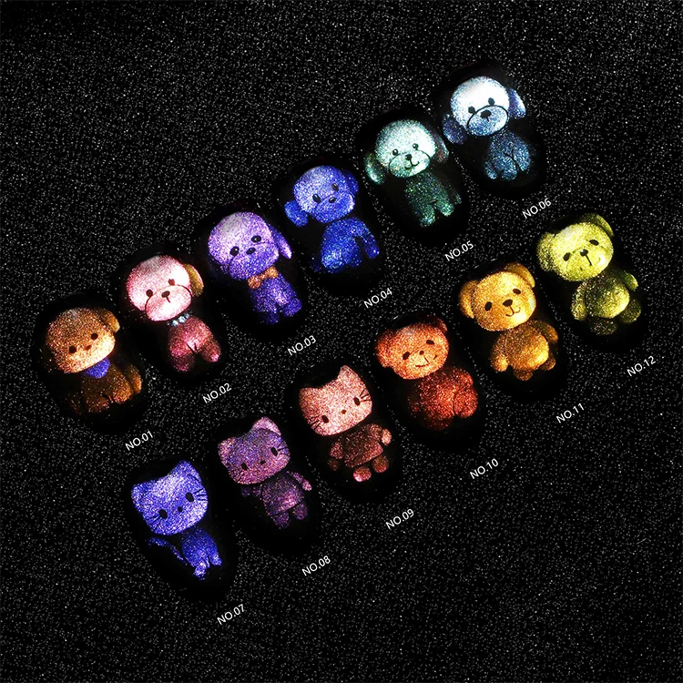 Candy Cat Eye  yidingcheng OEM ODM private label uv gel nail polish  free sample