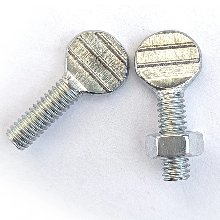 Regular Round Head Table Tennis Racket Screws Spade Head Wave Plate Thumb Racket Screw Regular Thumb Screws