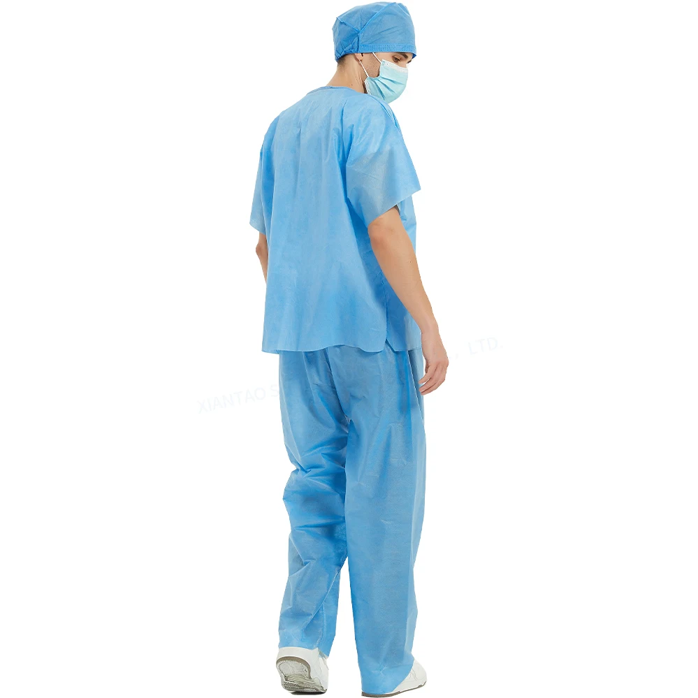 Factory Polyester Medical Suit Uniform Scrubs Medical Unisex Scrub Suit Uniforms for doctors and nurses