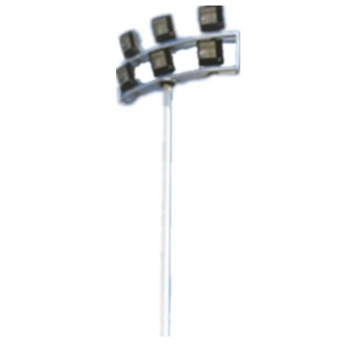 High mast  light pole with IP65 LED flood light  for square  airport highway stadium sport lighting