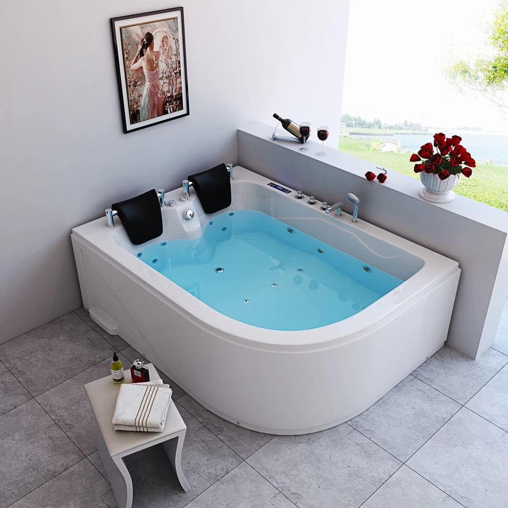 Massage spa, person acrylic whirlpool massage bathtub with jet, massage bathtub