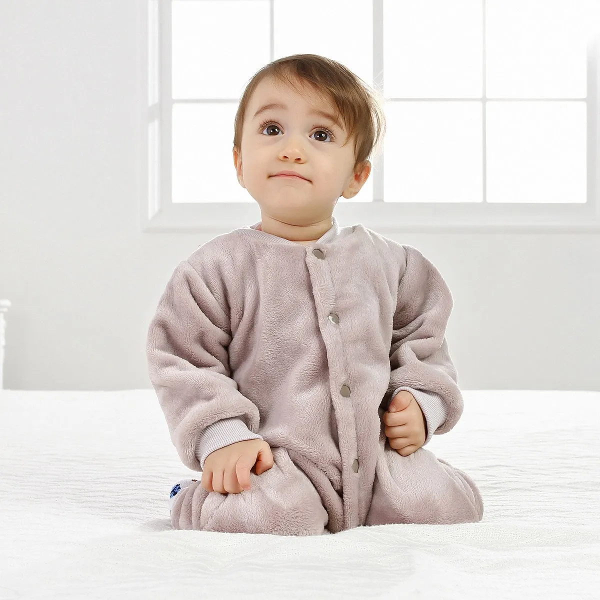 
New Style Fat Cartoon Halloween Costume Fleece Unisex Baby Rompers Long Sleeve Pajamas 