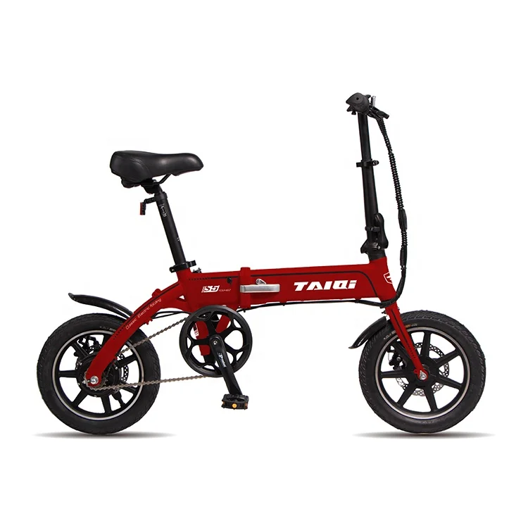 Foldable single person pollution-free green travel electric bike