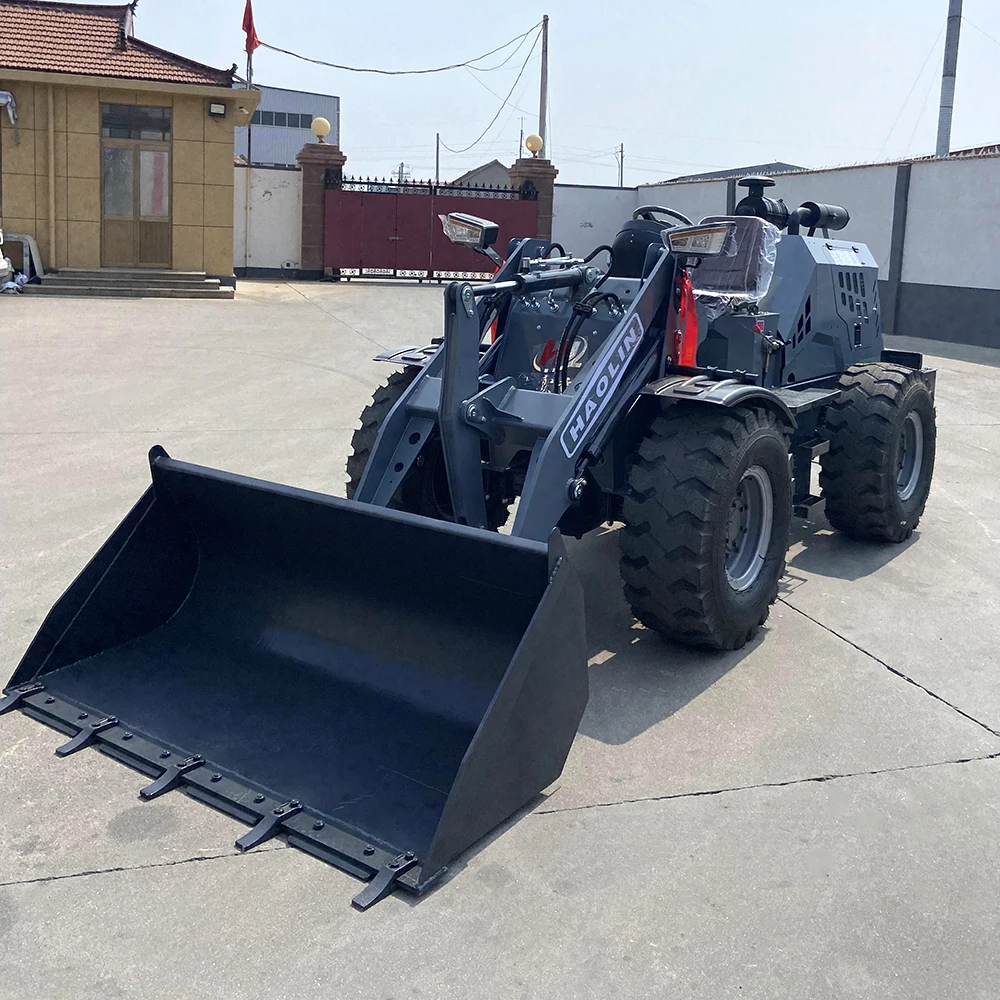 2ton 3ton 4x4 небольшой погрузчик новый мини-колесный погрузчик машина