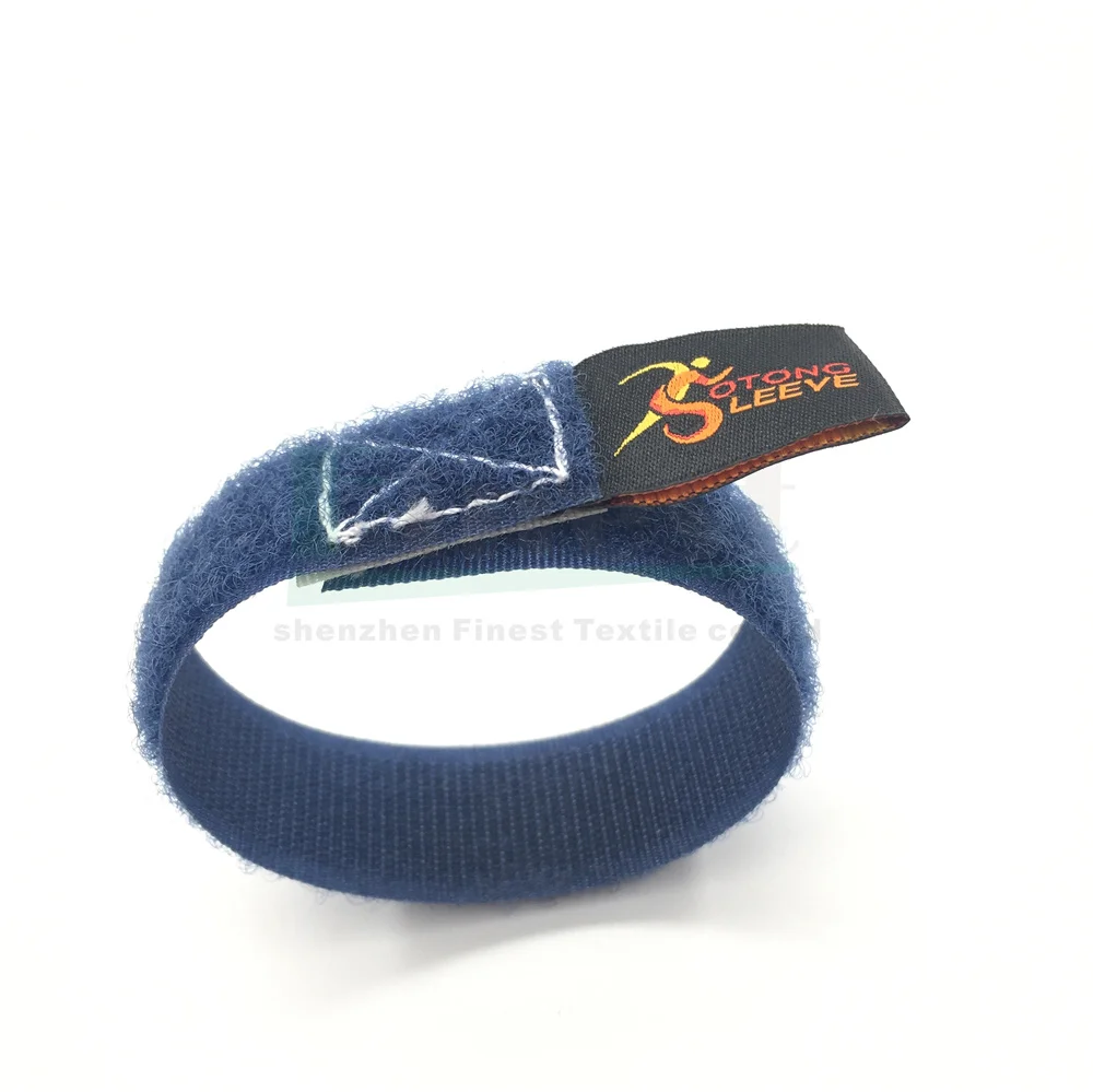 Красочные кабельные стяжки на липучке с логотипом