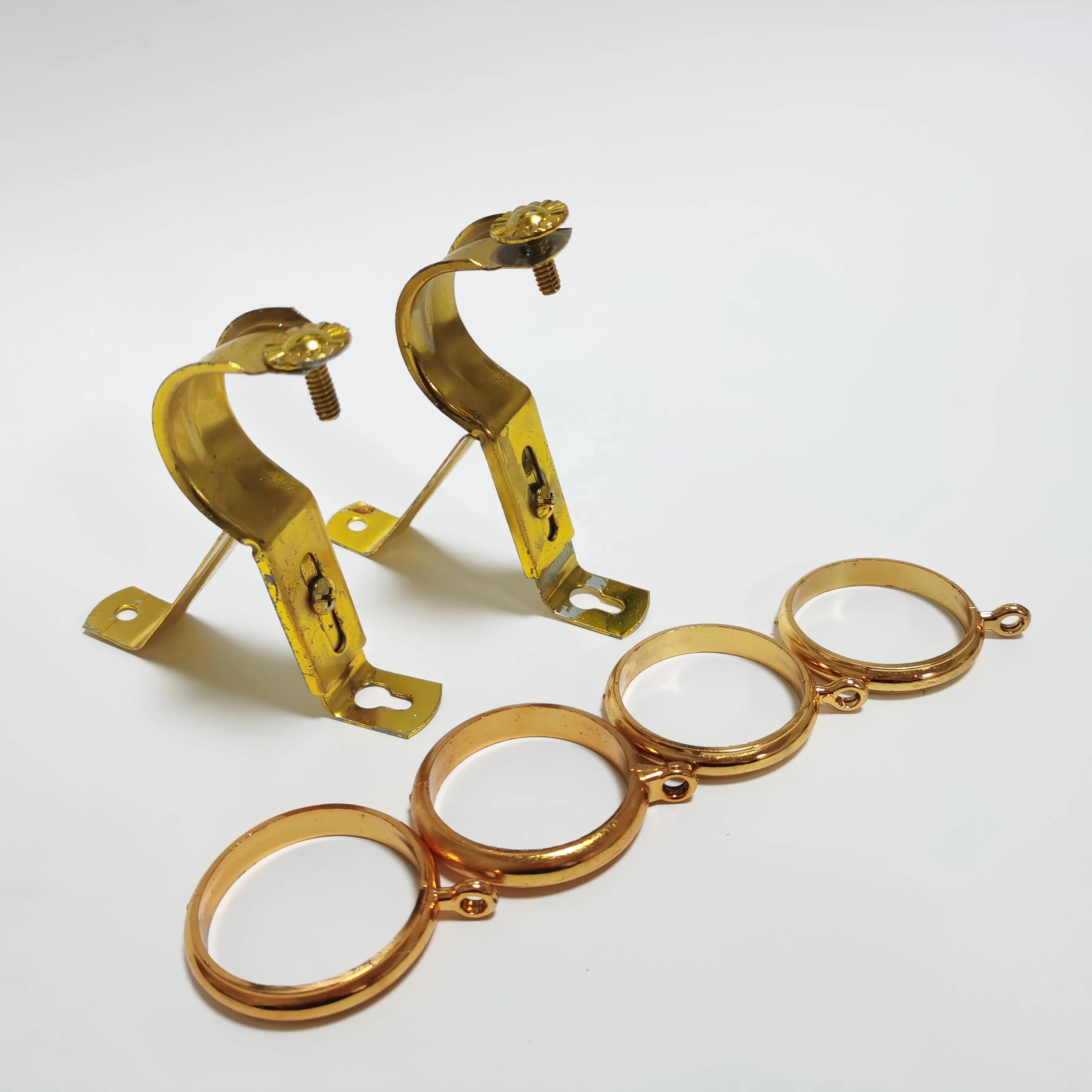 
YURGUO curtain rod bracket shower curtain holder curtain rod aluminum BK-1 