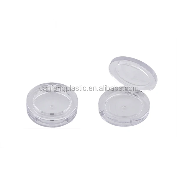 In stock clear cute one color Single empty Eyeshadow case packaging custom makeup eyeshadow container private label