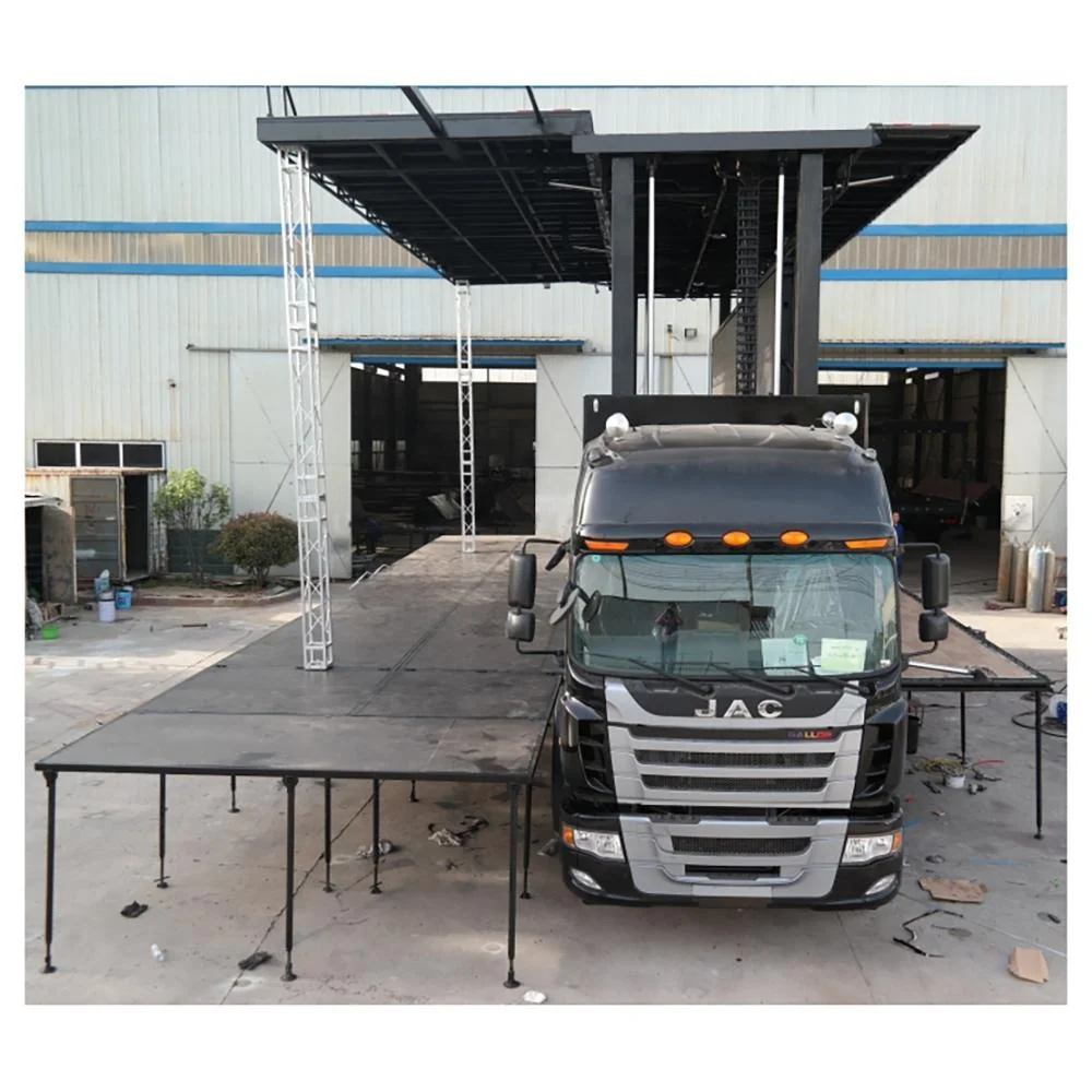 9.6m jac top quality mobile performing stage vehicle